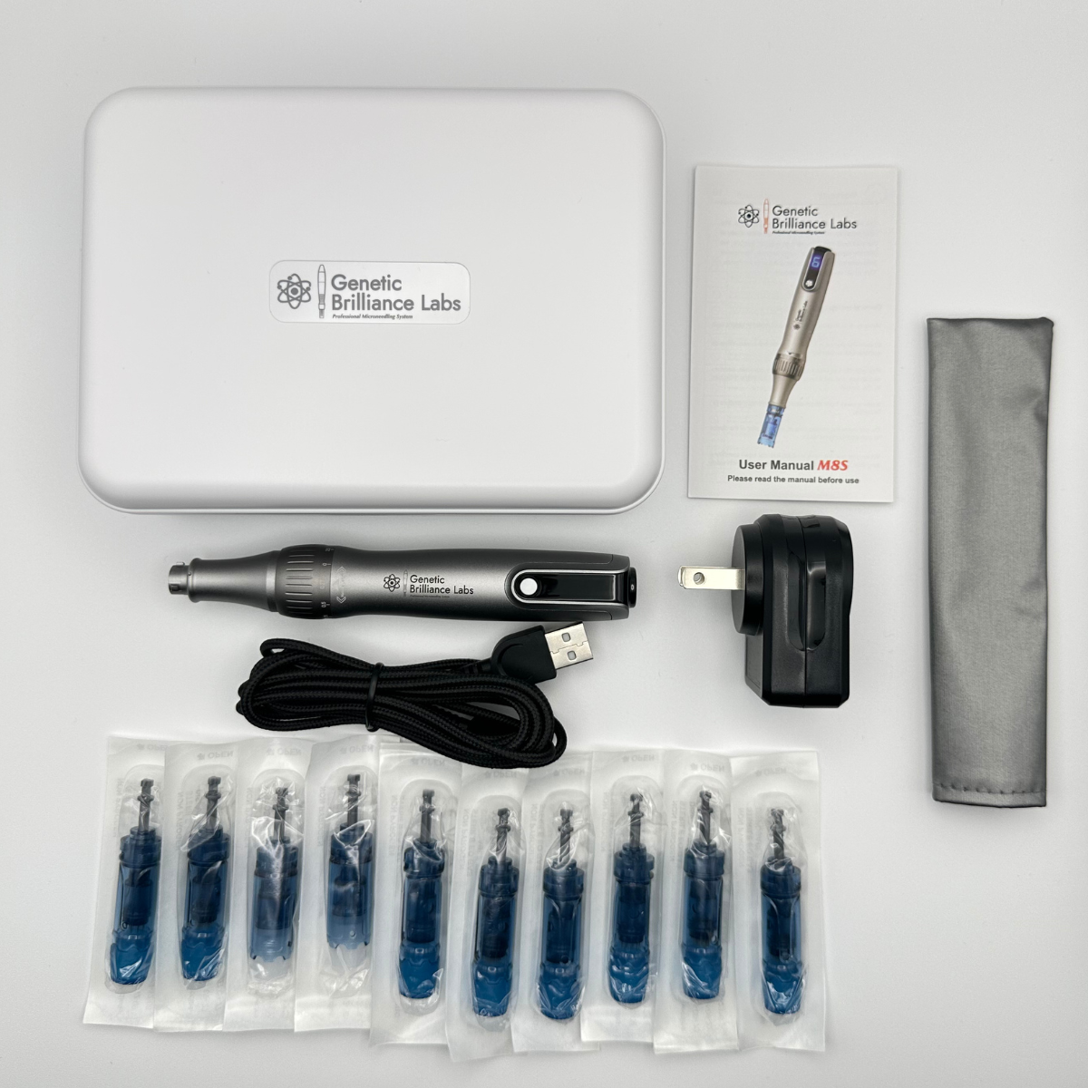Genetic Brilliance Labs Microneedling Pen What is in the box
